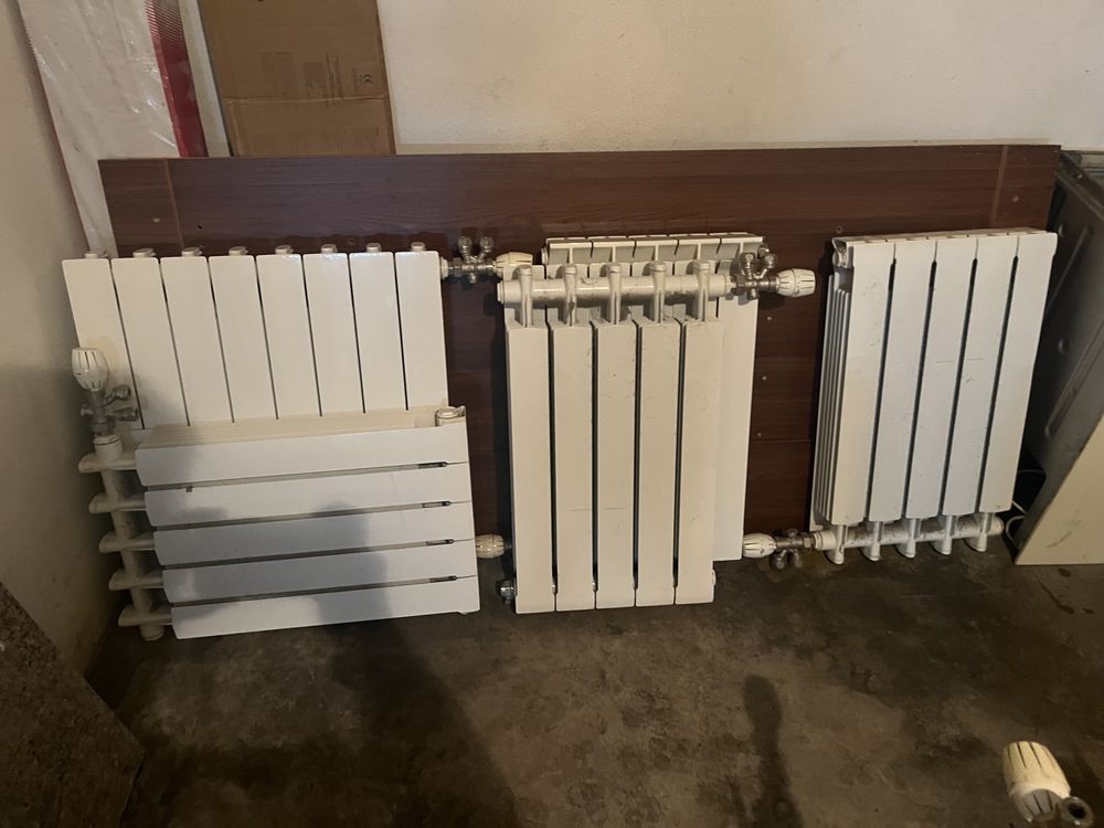 conjunto de radiadores de aquecimento