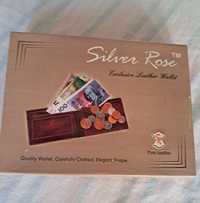 Продам новый кожаный кошелёк Silver Rose