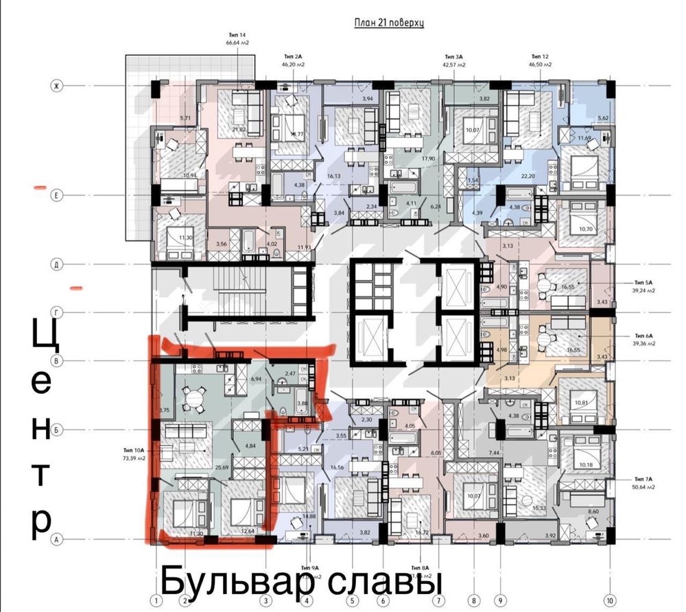 Продам 3-х ком в ЖК Маршал Победа-(1-6) Бульвар Славы