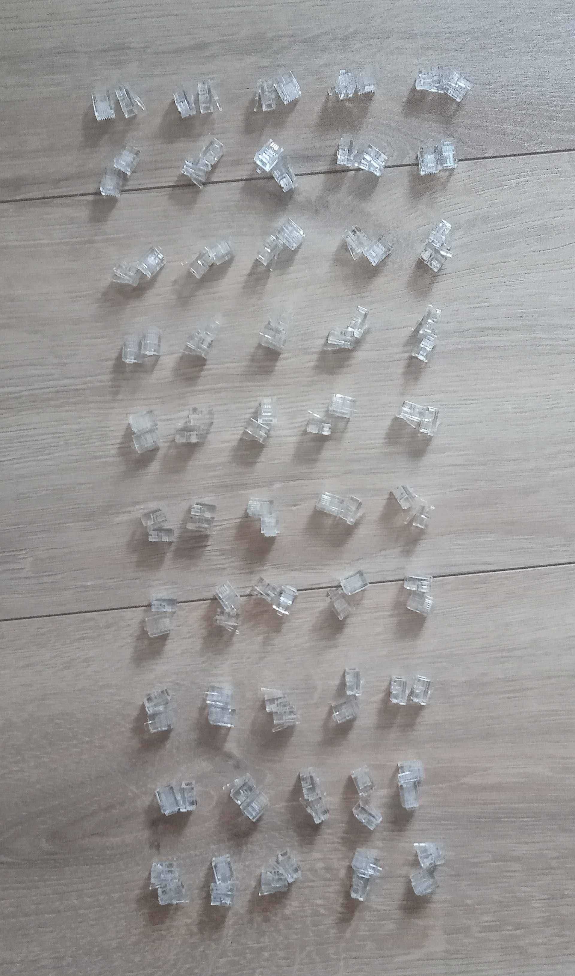 Złączki RJ - komplet 100 szt