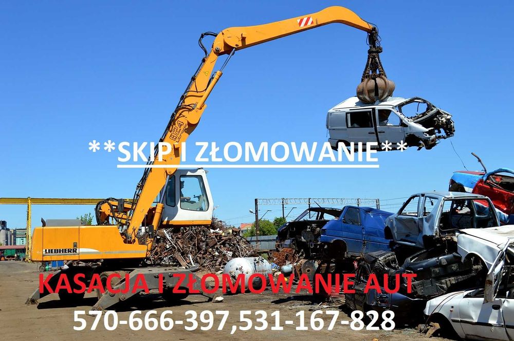 SKUP AUT – kasacja / złomowanie pojazdów / Gotówka od ręki