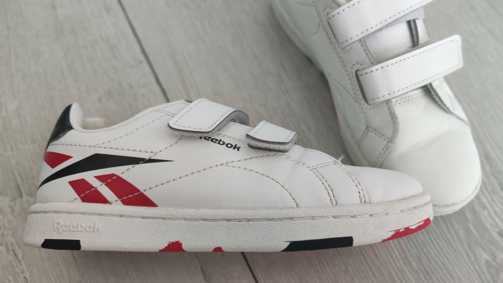 Buty sneakersy adidasy Reebok chłopiec białe