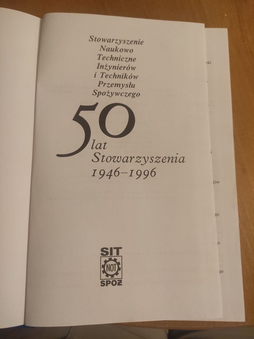 50 lat stowarzyszenia SIT NOT SPOŻ