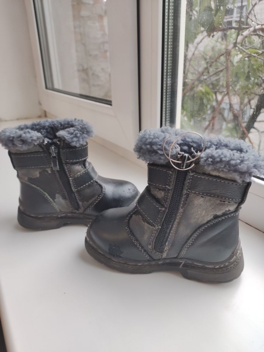Зимові чоботи 23 розмір, чобітки, сапоги, сапожки, ботинки