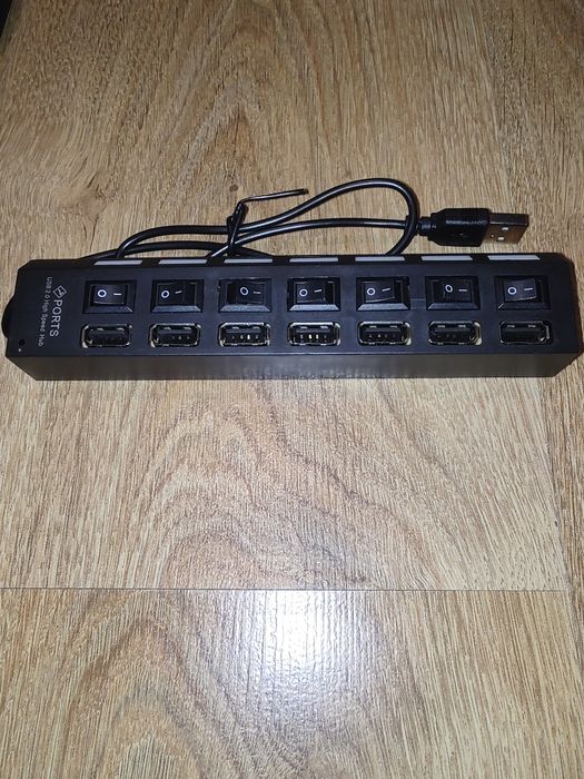 Hub USB Gembird 7-portowy – USB się nie kończą!