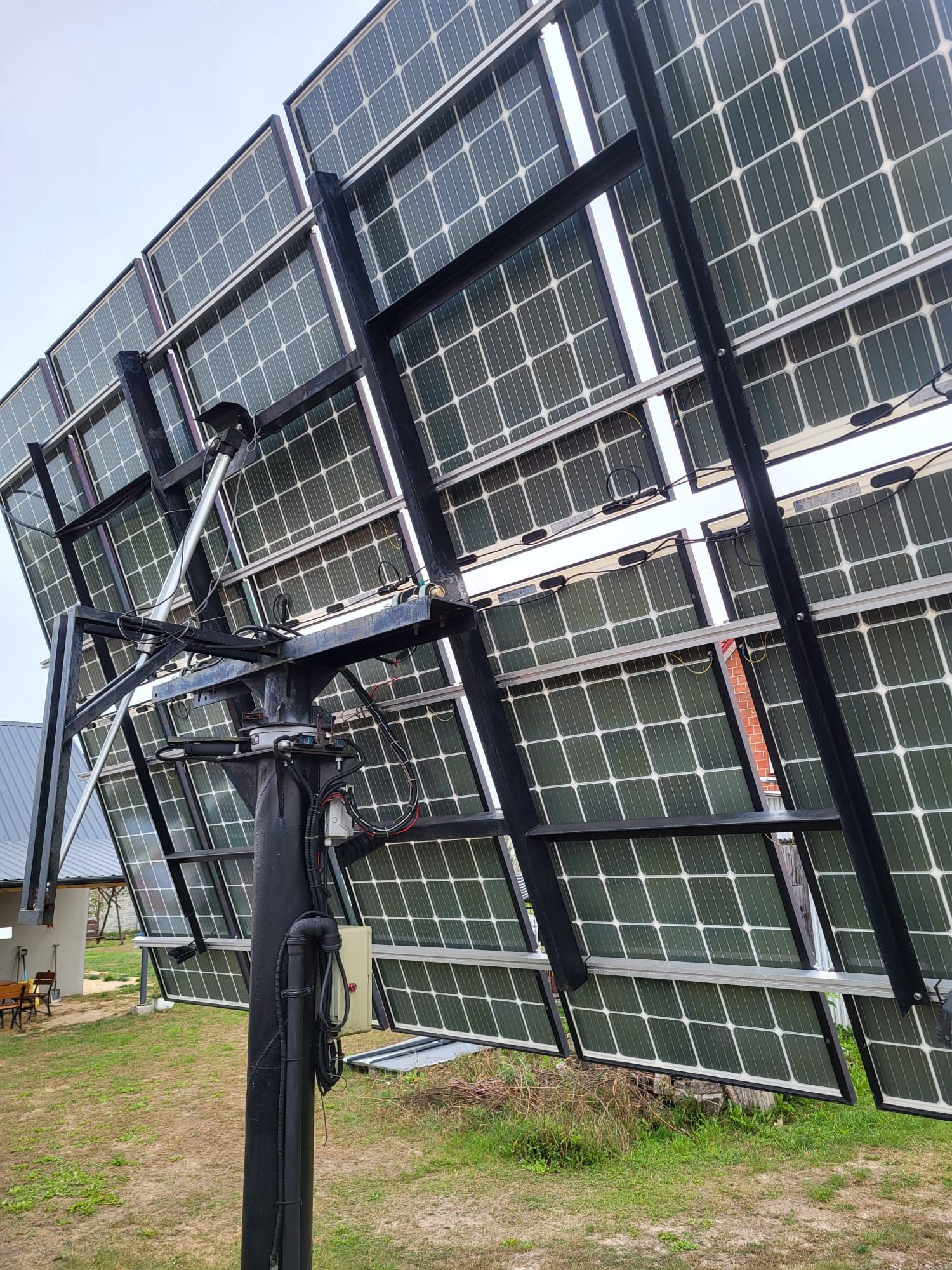 Solar tracker traker pv fotowoltaiczny 2 osie 3KW 60% więcej uzysku