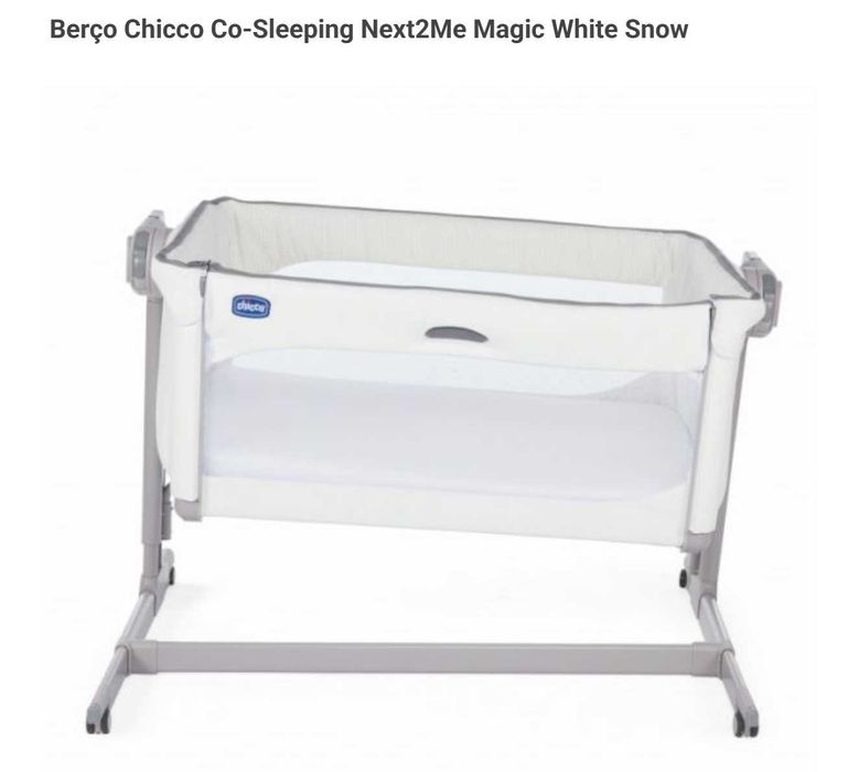 Chicco Berço Co-Sleeping Next2Me Magic White Snow