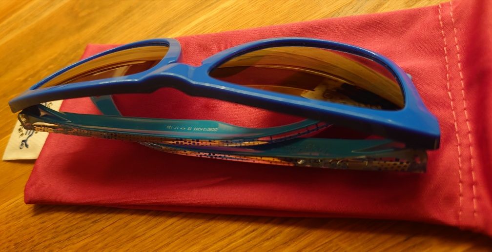 Okulary przeciwsłoneczne Oakley Frogskins Hi Res Polished Sapphire