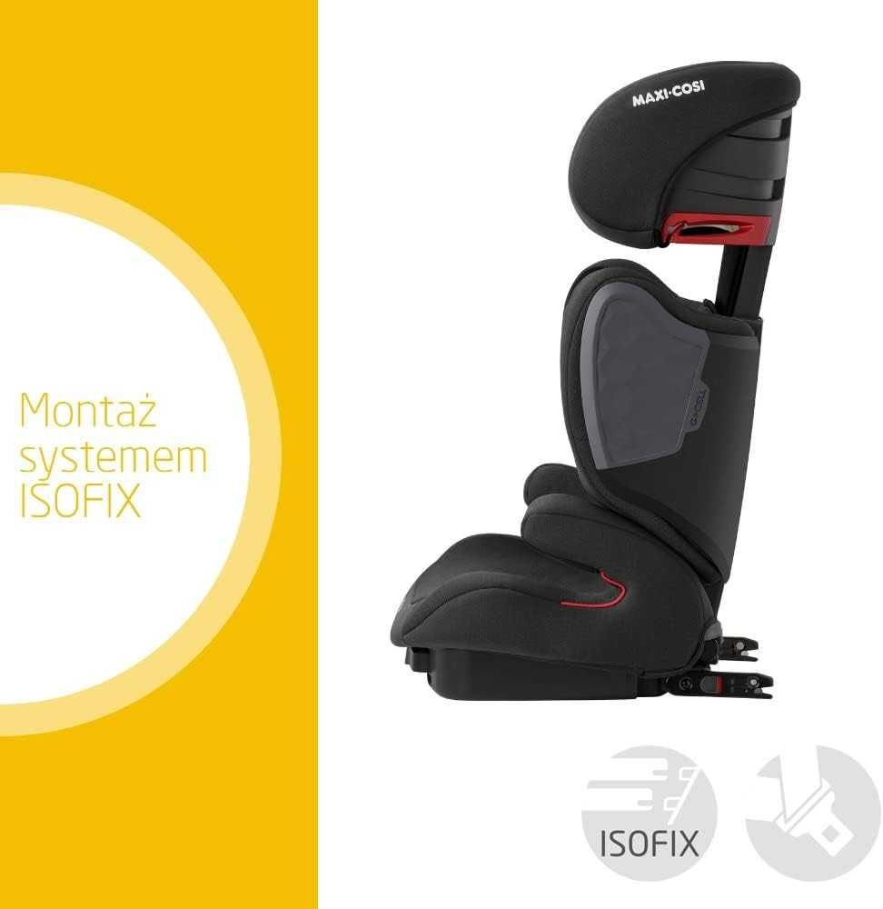 Fotelik Maxi-Cosi Tanza ISOFIX 2/3 15-36 kg Czarny NOWY