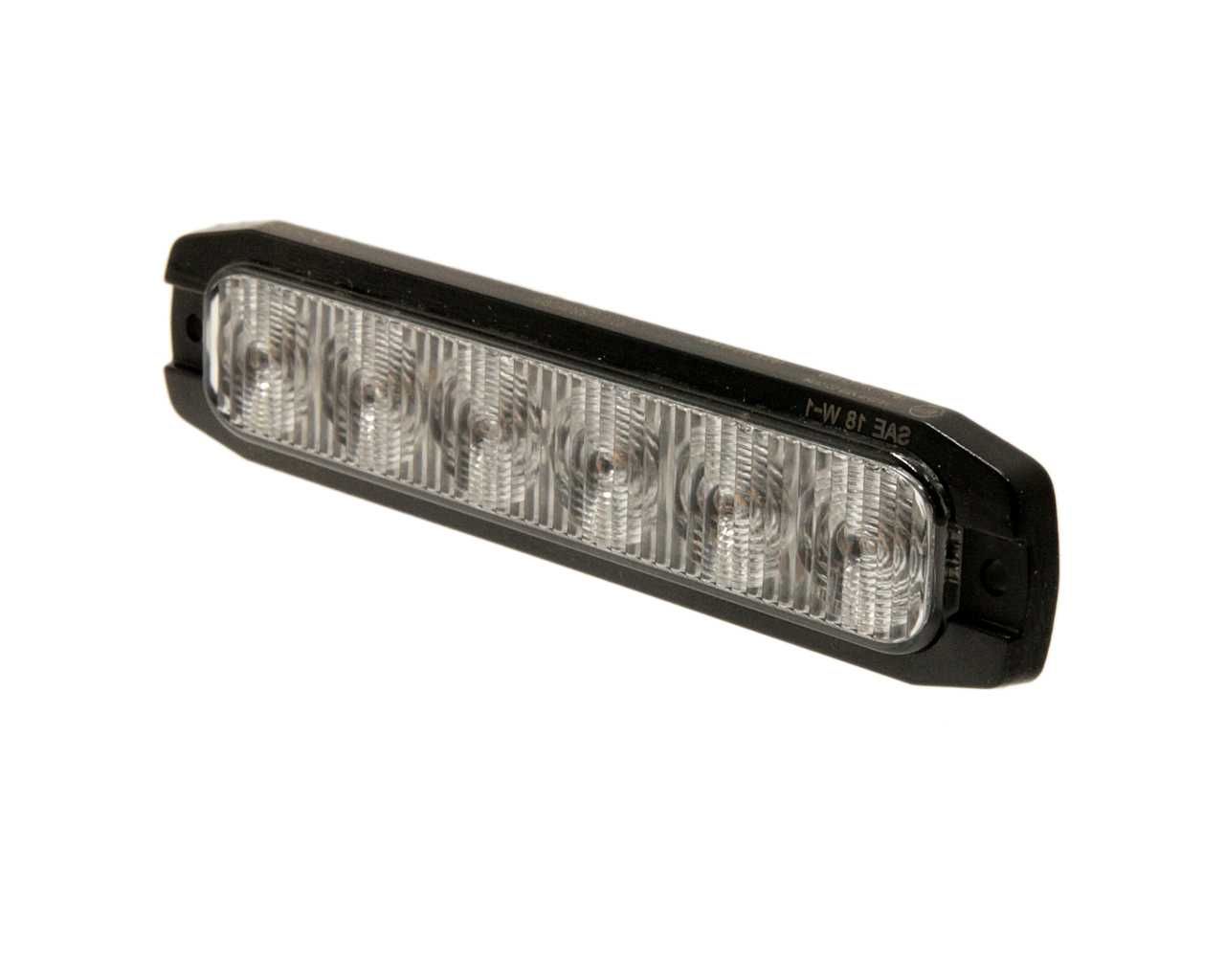 Strob Led Ultra Fino  FHK FIN6 Ambar 40w