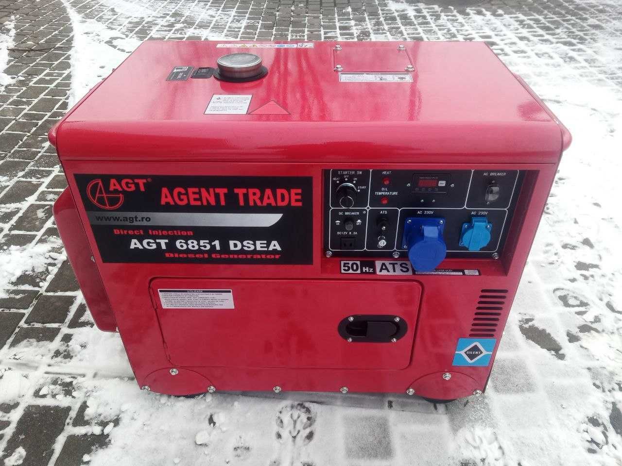 Дизельний генератор 5кВт AGT 6851 DSEA