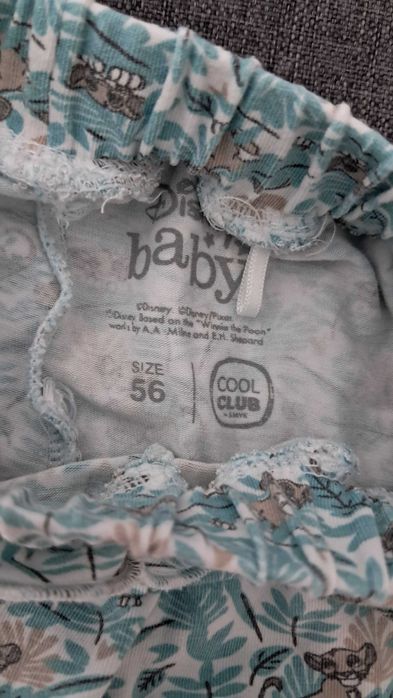 Spodnie niemowlęce dziewczęce ściągacze falbanki lew Simba COOL CLUB