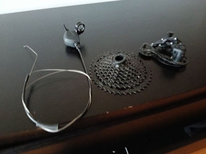 Conjunto de marcha pra bike (com extra :Cubo)