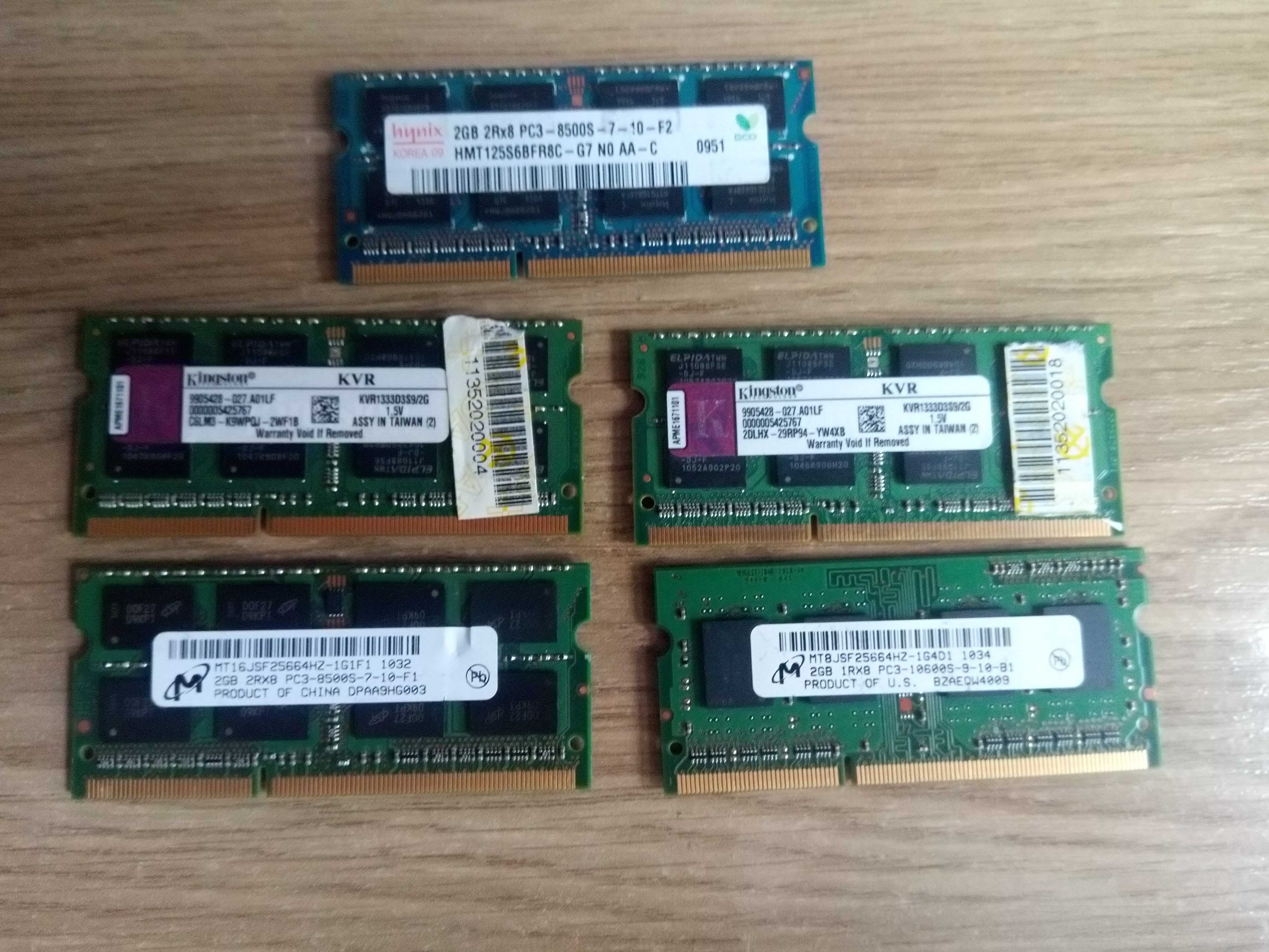 Оперативна память для ноутбука   2Gb  DDR3