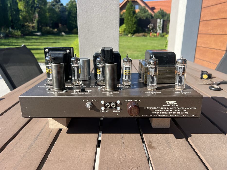 Wzmacniacz Eico Model HF86 USA 1963r. Ideał !!!