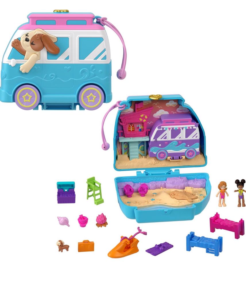 Polly pocket seaside puppy ride