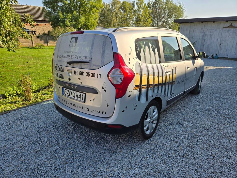 Dacia Lodgy, salon Polska, pierwszy właściciel 1.6 Lpg