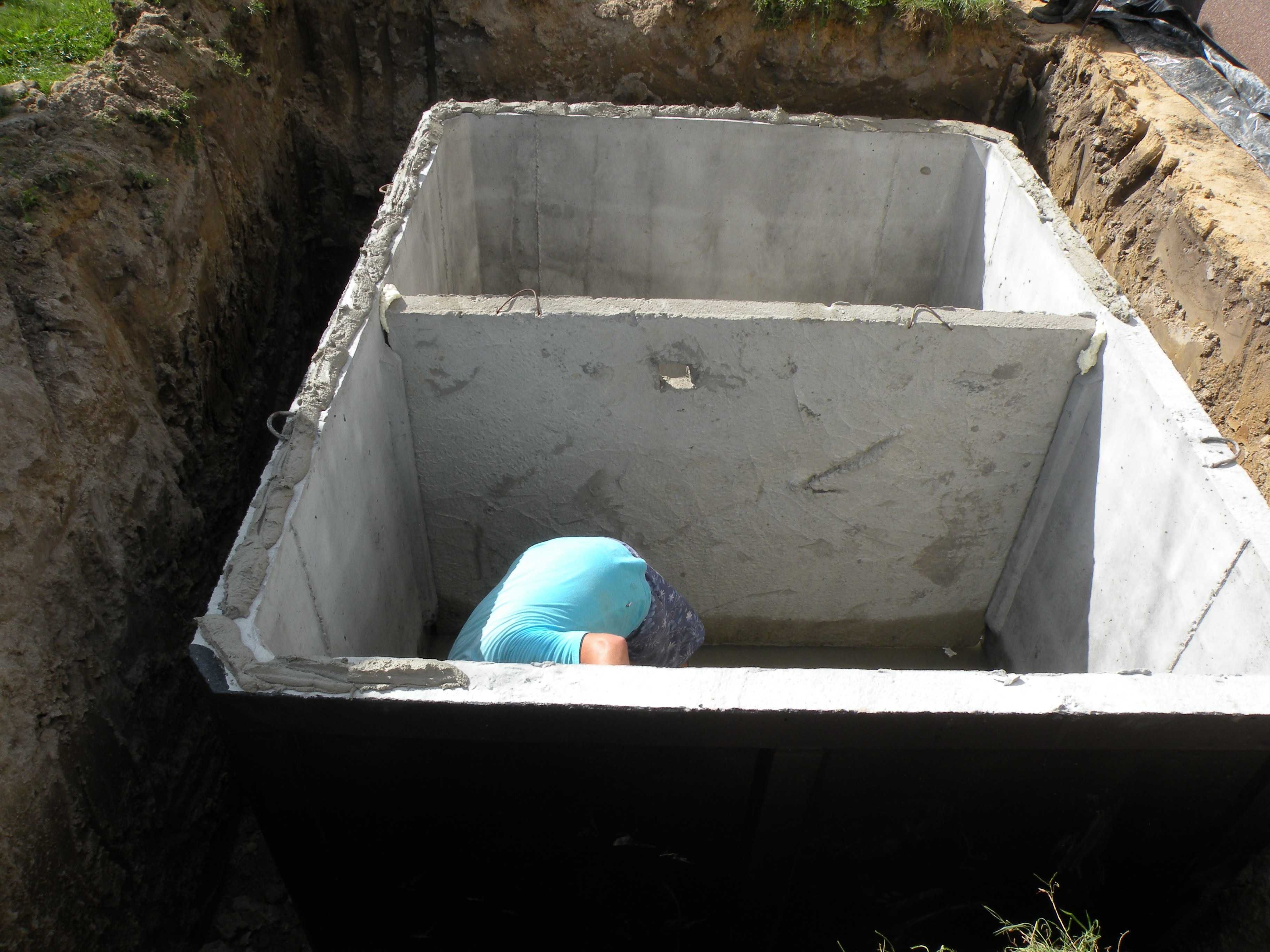 Szambo szamba betonowe zbiornik na wodę deszczówkę  z ATESTEM
