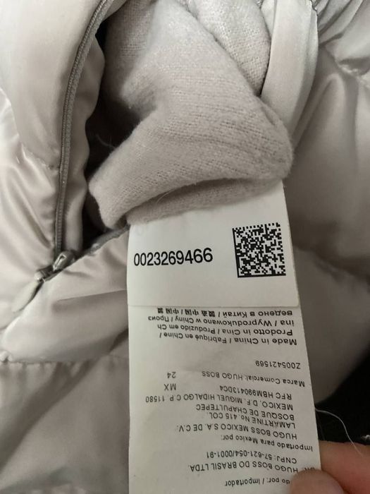 Hugo Boss płaszcz puchowy