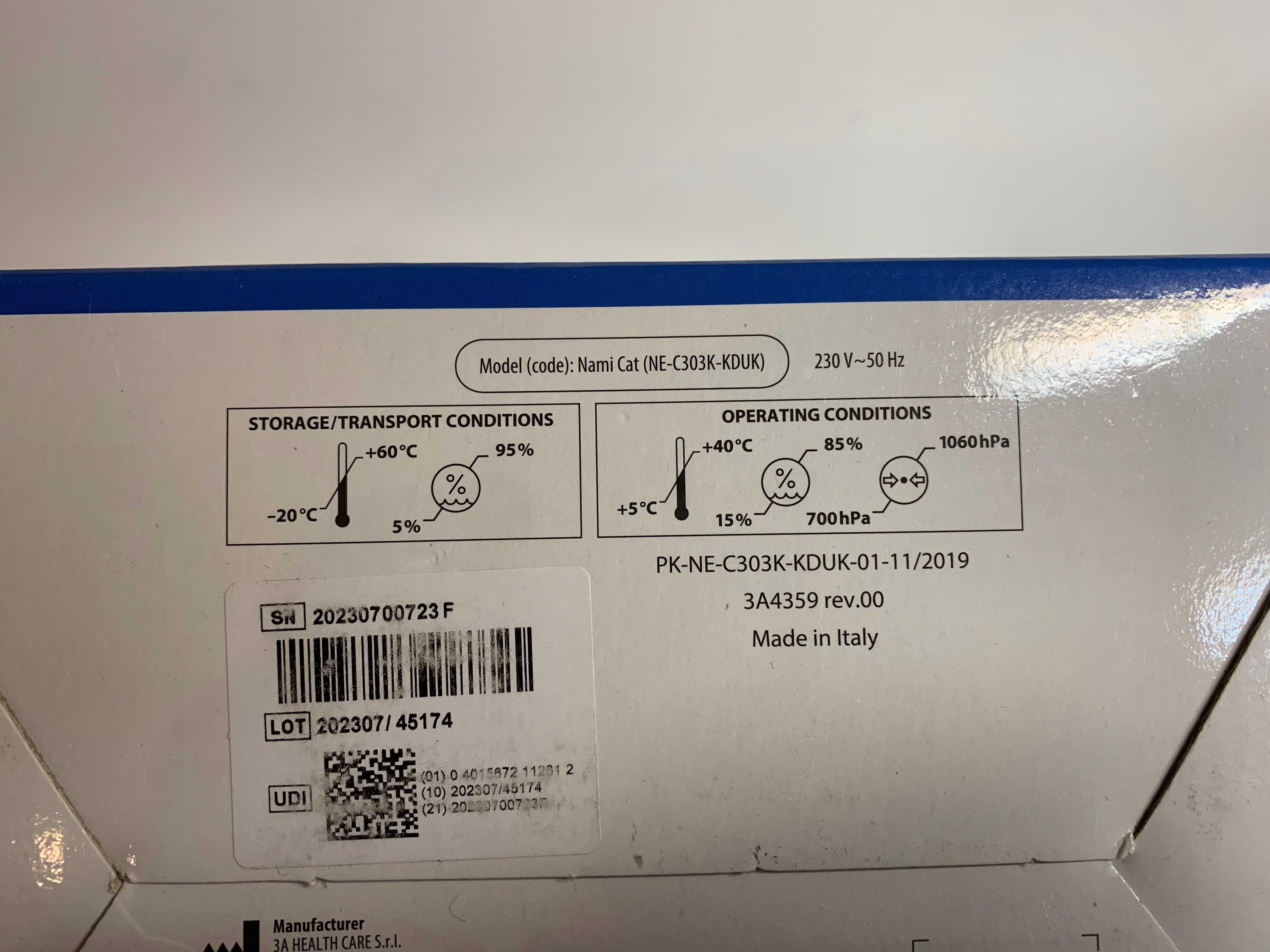 OMRON Nami Cat Inhalator nebulizator kompresorowy dla dzieci