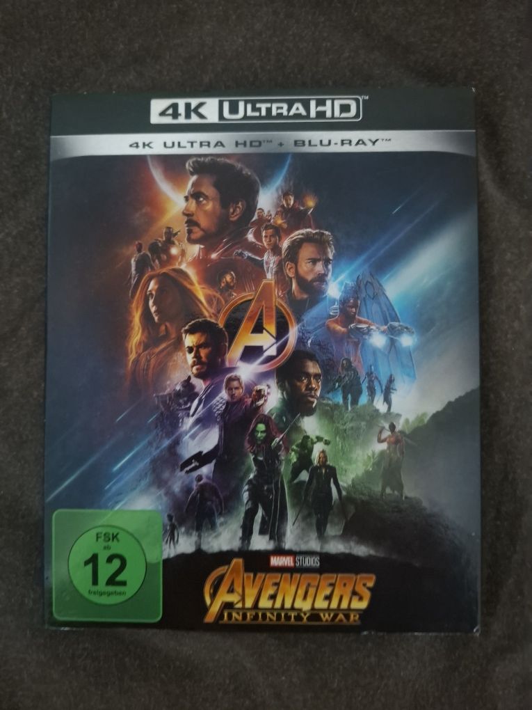Os vingadores guerra do infinito bluray 4K
