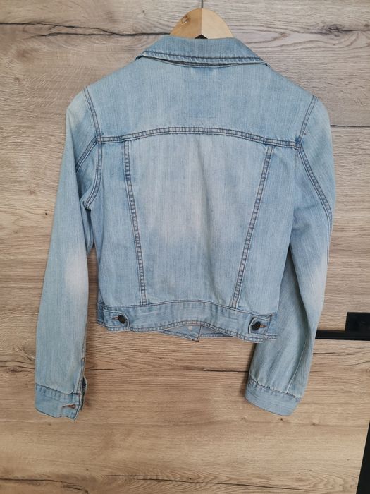 Katana kurtka jeansowa ćwieki Primark