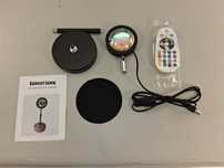 C027 Lampka Projektor Sunset Lamp Pilot USB Oświetlenie Led RGB