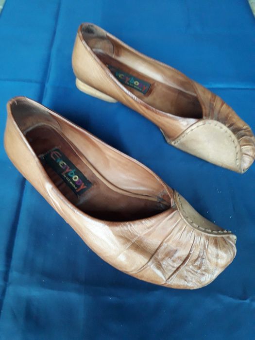 Стильные туфельки кожаные !