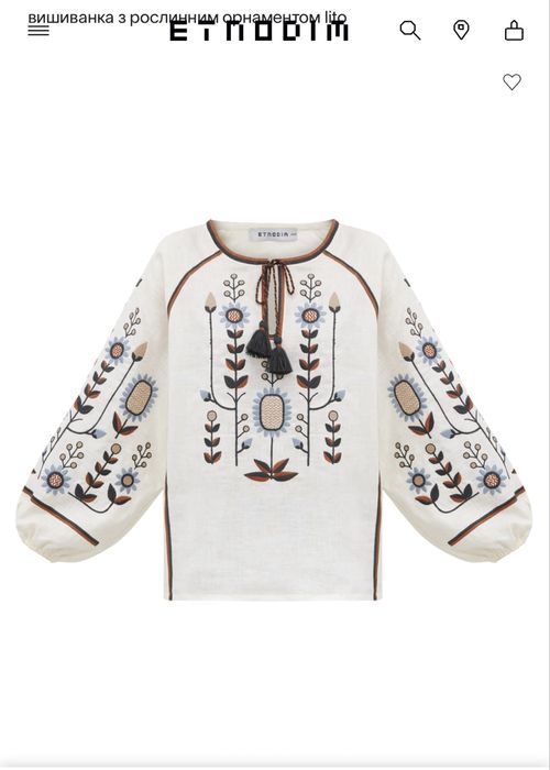 Etnodim вишиванка вишита сорочка етнодім