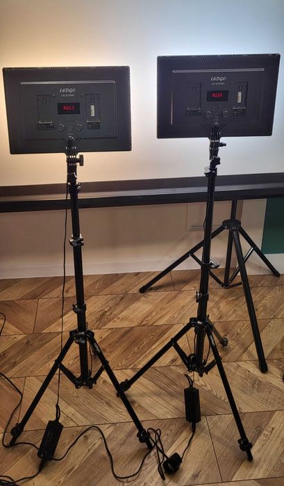 Zestaw lamp fotograficznych lampy studyjne LEDGO LG-E268C