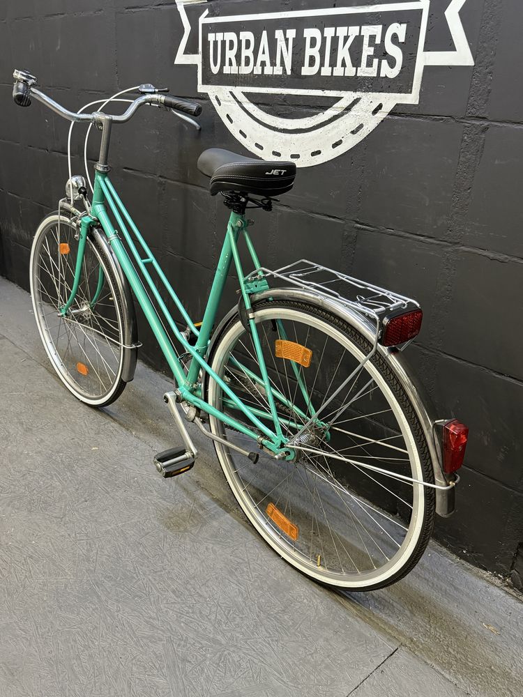 Rower miejski dwururka 3 biegi w piascie Retro Lekki 57 cm Urban Bikes