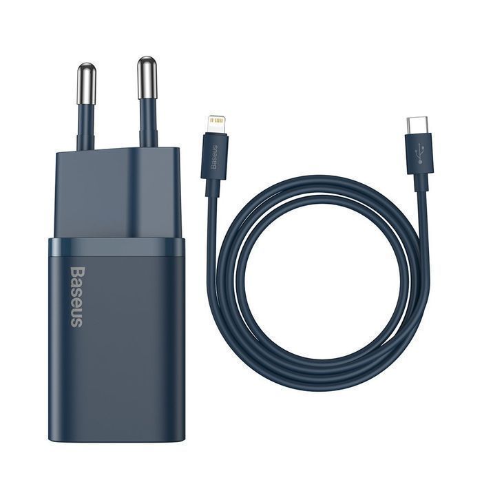 Baseus Super Si 1C Ładowarka USB-C 20W z PD + Kabel USB-C do Lightning