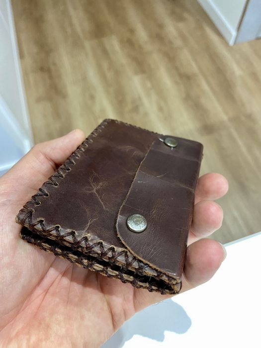 Carteira Homem pele cabedal vintage