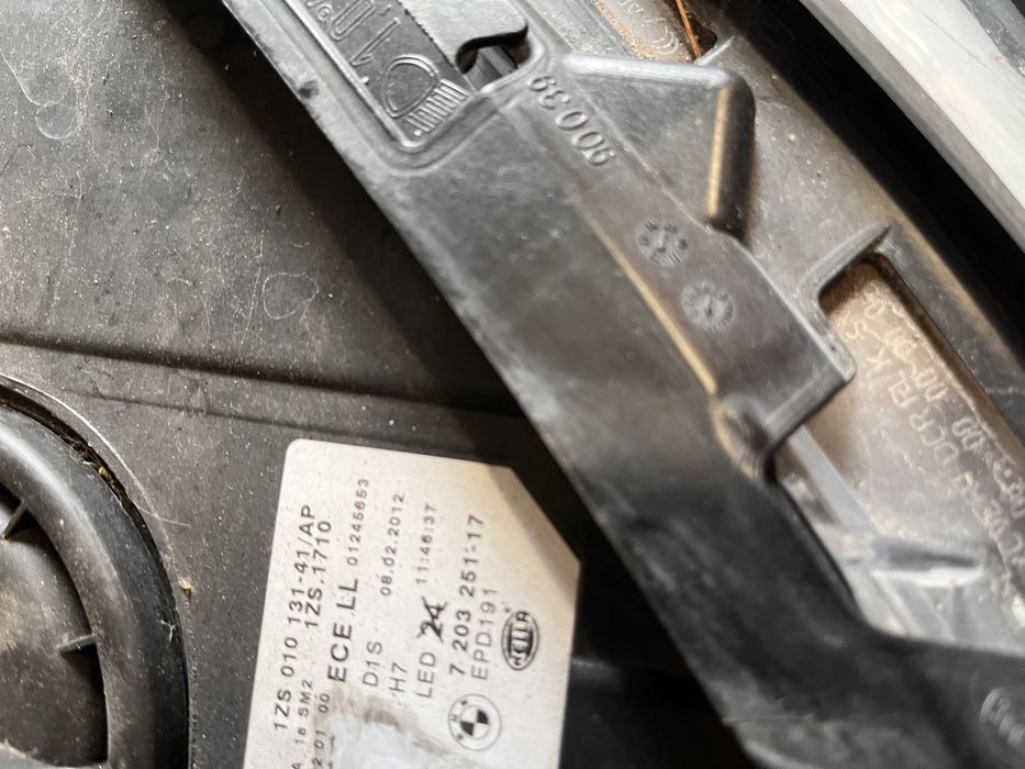 Bmw 5 f10 f11 lampa prawa lewa przod bi xenon skretny kompletne