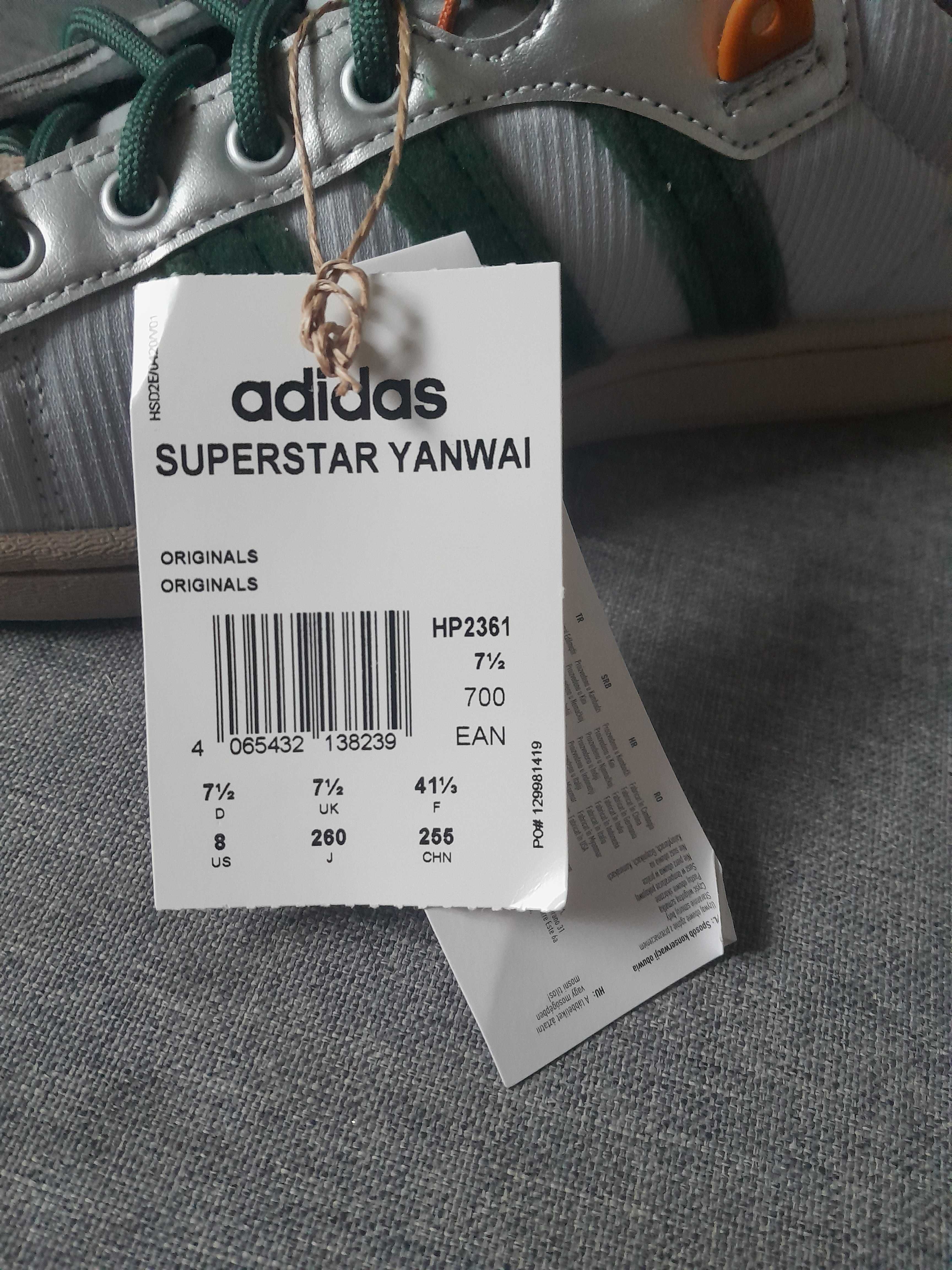adidas Superstar x Yanwai Matte Silver