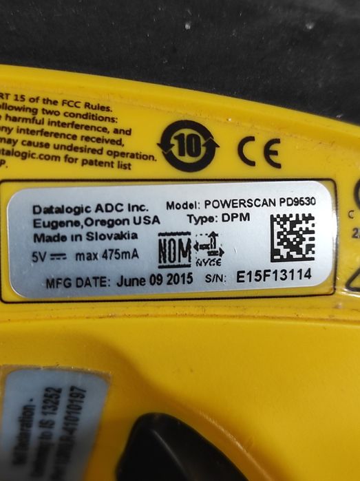 Datalogic powerscan pd9630 czytnik kodów kreskowych