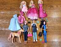 Mega Zestaw Barbie - 6 wyjątkowych lalek w bardzo dobrym stanie