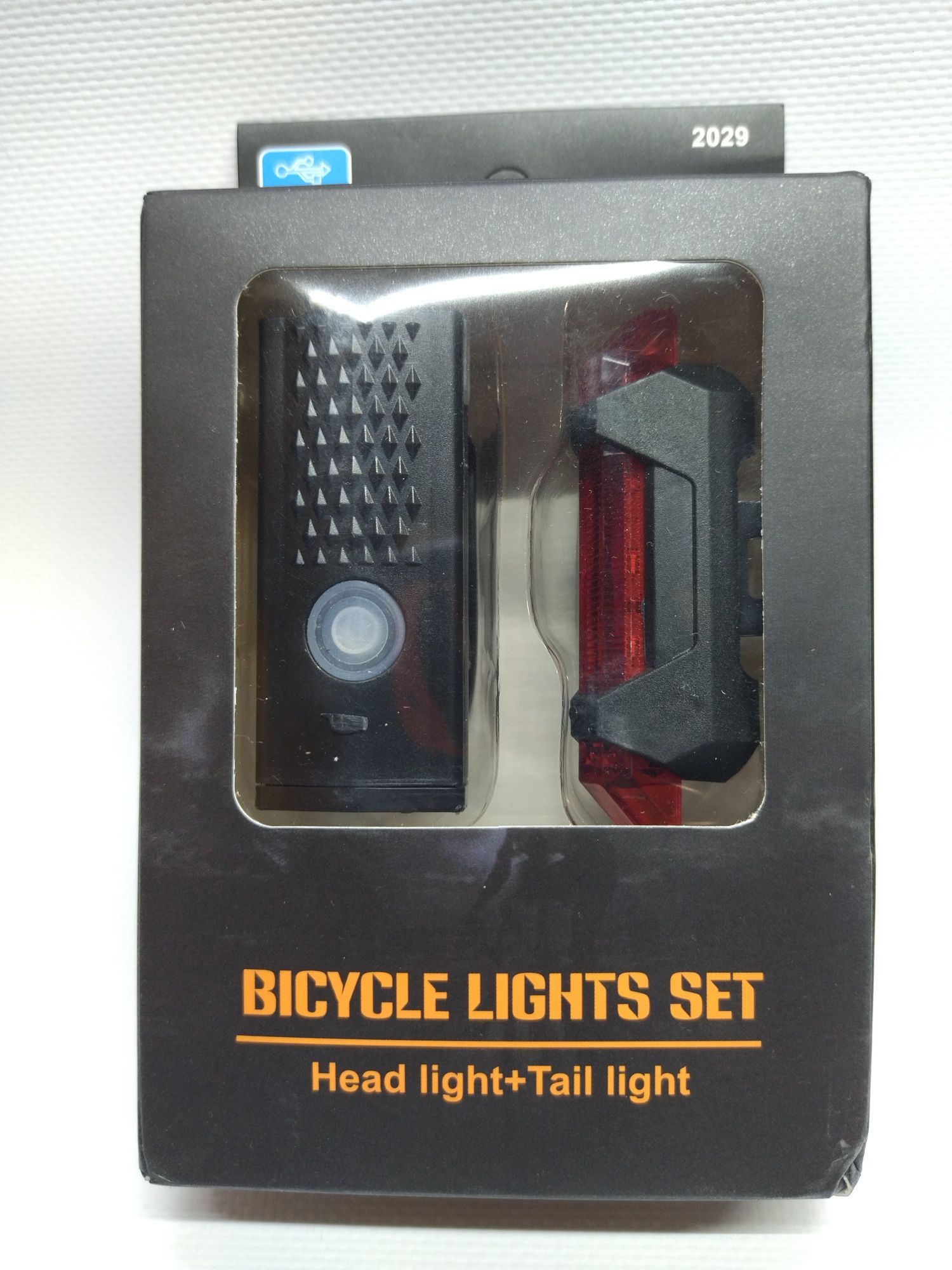 Велофара ліхтарик usb велонабір фонарик