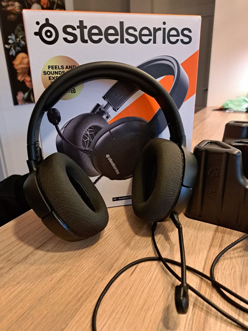 Słuchawki przewodowe z mikrofonem steelseries arctis 1