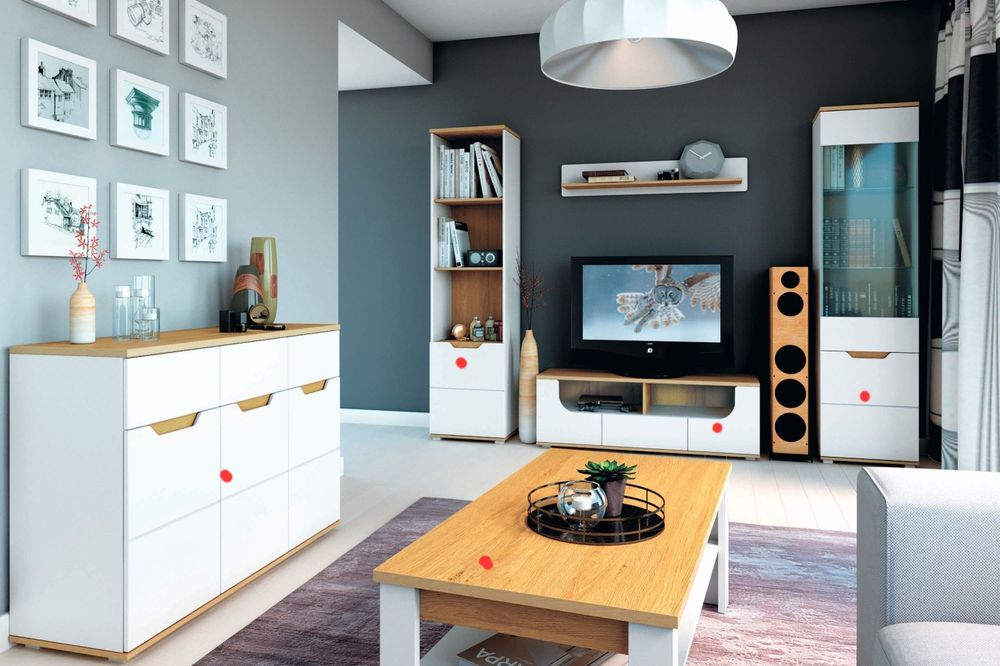 Zestaw mebli VALLES salon komplet - używane