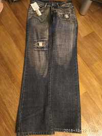 Новые джинсы с низкой посадкой