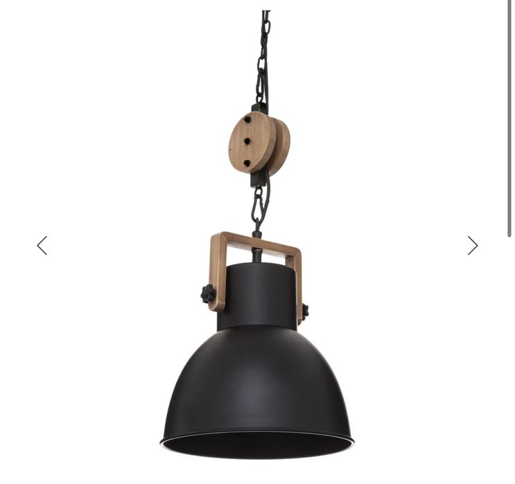 Candeeiro vintage preto