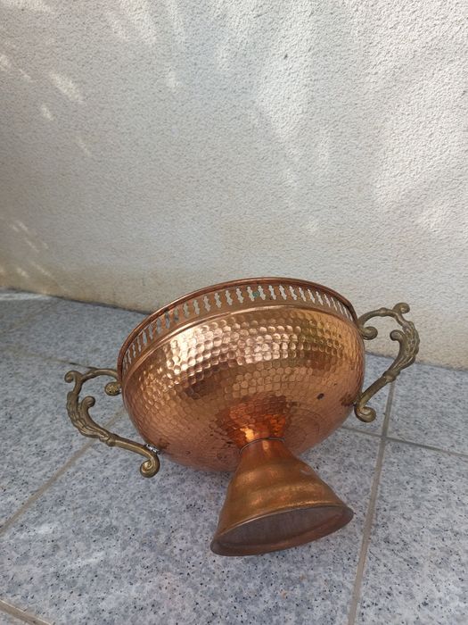 Fruteira em cobre - antiguidade