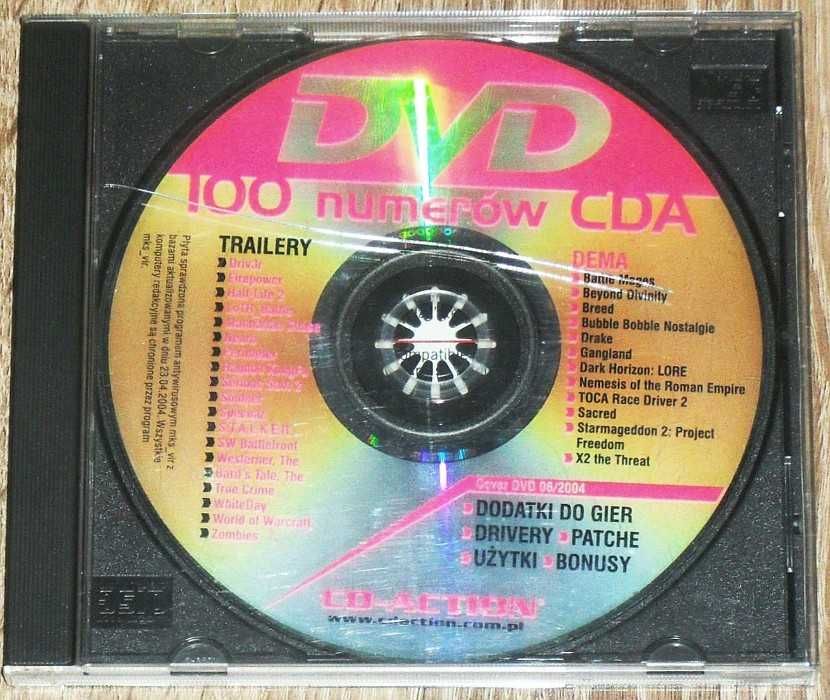 Magazyn CD-ACTION dodatki, płyty, niekompletne 2004
