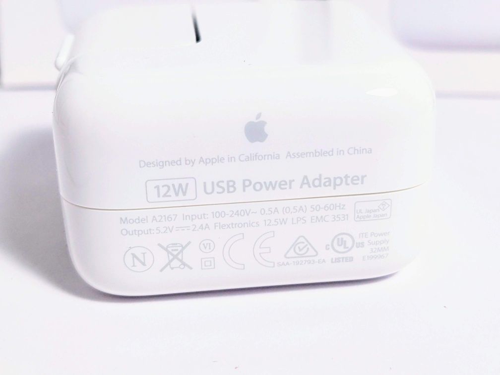 Оригінальний блок зарядки Apple 12W USB Універсальний A2167