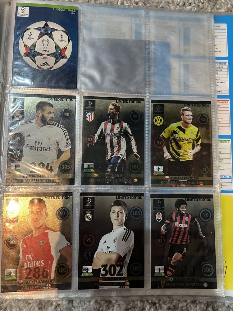 Panini Adrenalyn XL UEFA Champions League 2014 karty