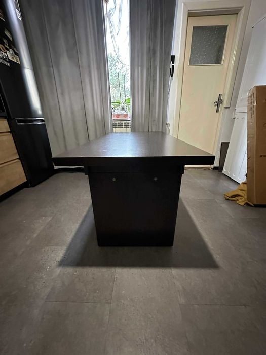 Ława stół 125x65 do jadalni salonu regulowana i 4 krzesła