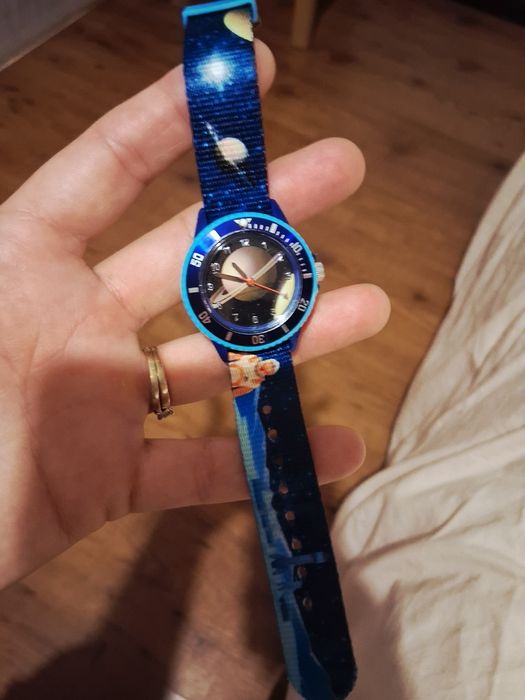 Relógio de Ponteiros com Imagem de Astraunaoutas