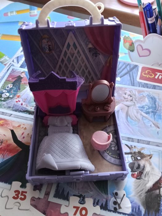 Puzzle 4w1 kraina lodu Anna ELSA * komnata Elsy