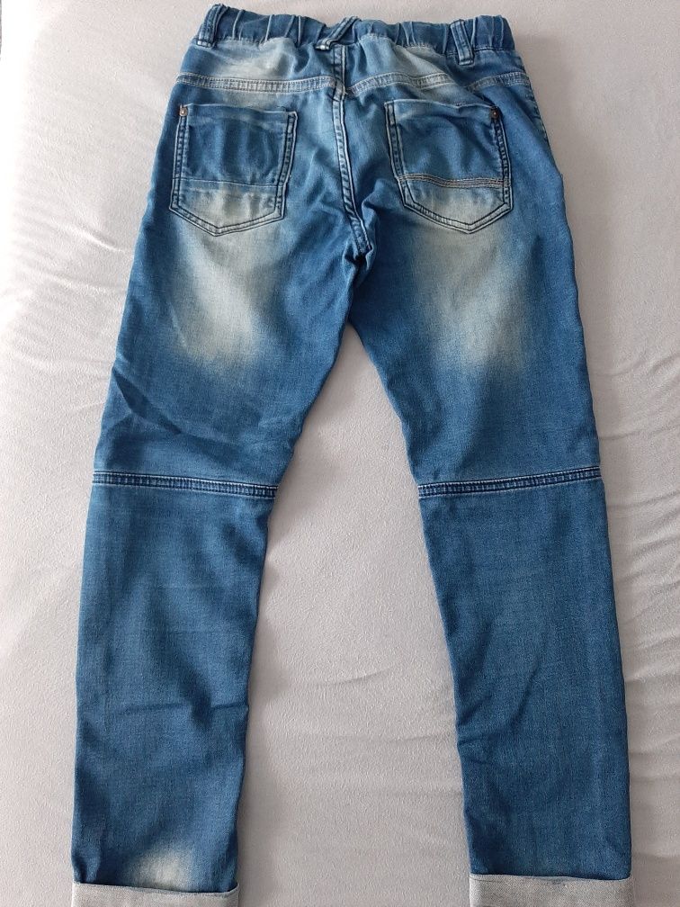 Spodnie jeansowe chłopięce jeans dla chłopcaCool Club r. 140